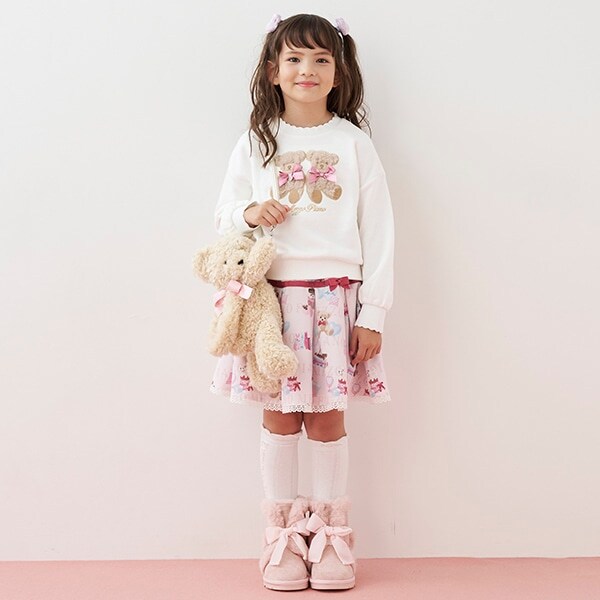 お部屋柄　タックスカート