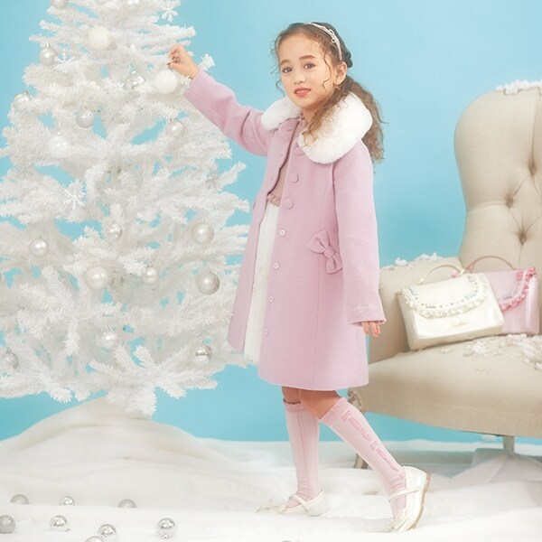 スカラップウールコート