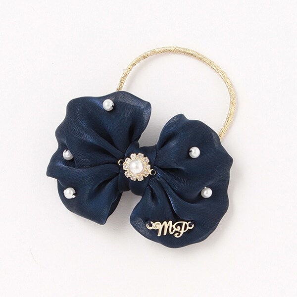 ぷっくりリボン　ヘアポニー