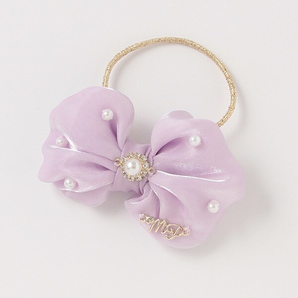 ぷっくりリボン　ヘアポニー