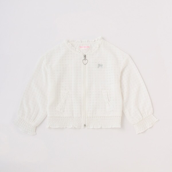 シアーギンガムブルゾン