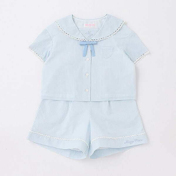 セーラーカラーブラウス　セットアップ