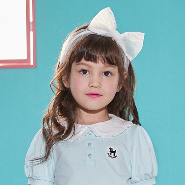 チュール　リボンカチューシャ【日本製】