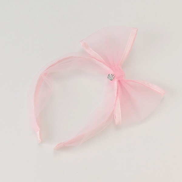 チュール　リボンカチューシャ【日本製】