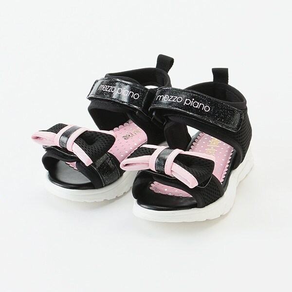 メッシュリボン　スポーツサンダル