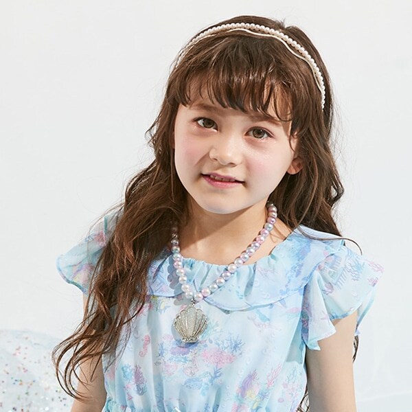 オーロラシェルモチーフ　ネックレス