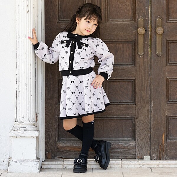 モノグラムニット　セットアップ