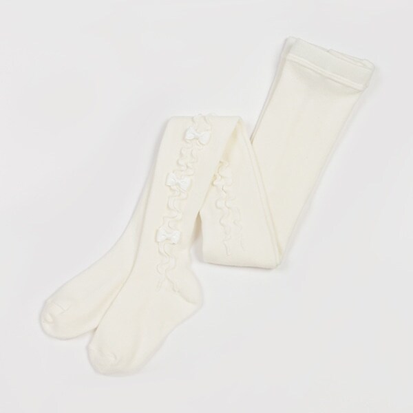 サイドフリルタイツ【日本製】