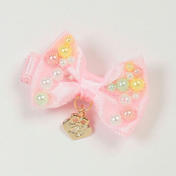 カラフルリボン　ヘアクリップ