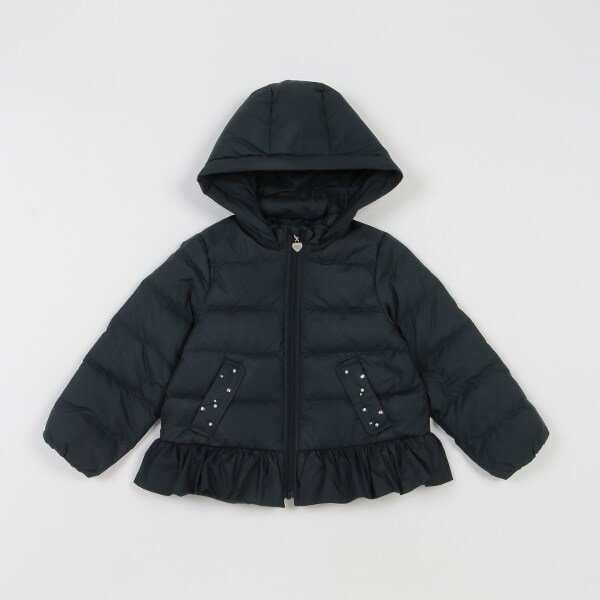 ビジューポケット　ショートダウン