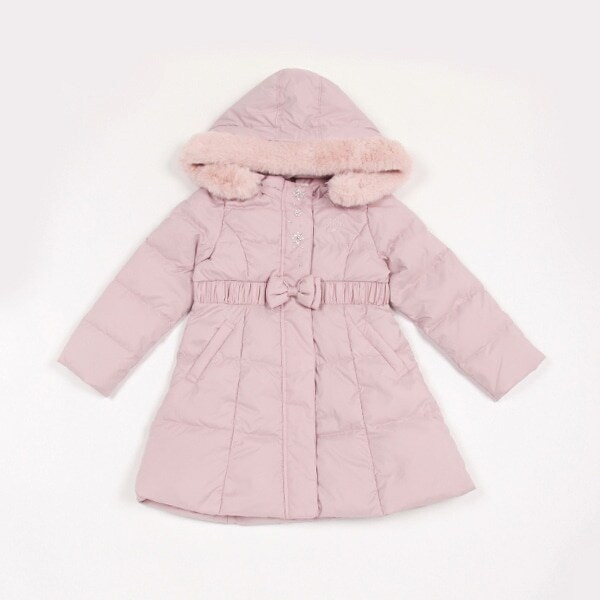 ビジュー  リボン　ロングダウン