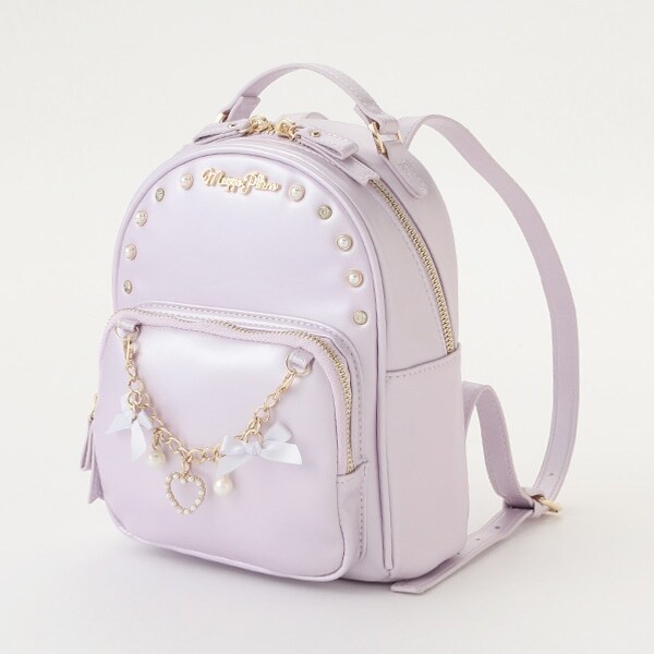リボンチャームつき　ミニリュック