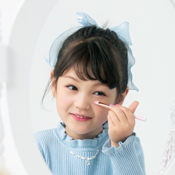 フリルリボン　ヘアポニー【日本製】