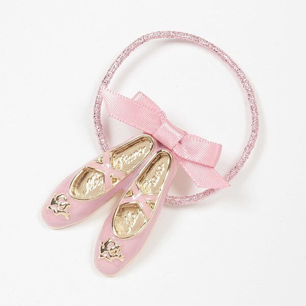 トゥシューズモチーフ　ヘアポニー