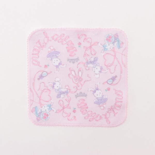 35th ウサギバレエ・ミミポポ柄　ハンドタオル