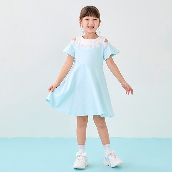 ロゴライン　カットワンピース