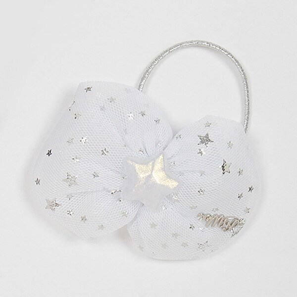 ぷっくりリボン　ヘアポニー【日本製】