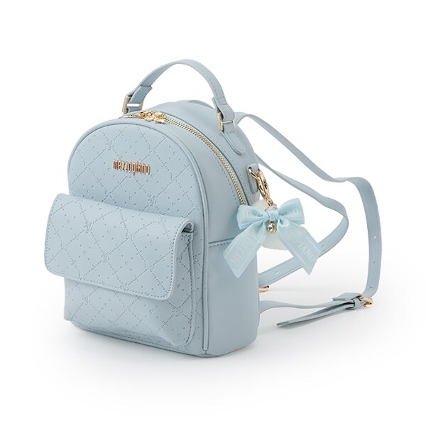 モノグラム柄型押し　ミニリュック