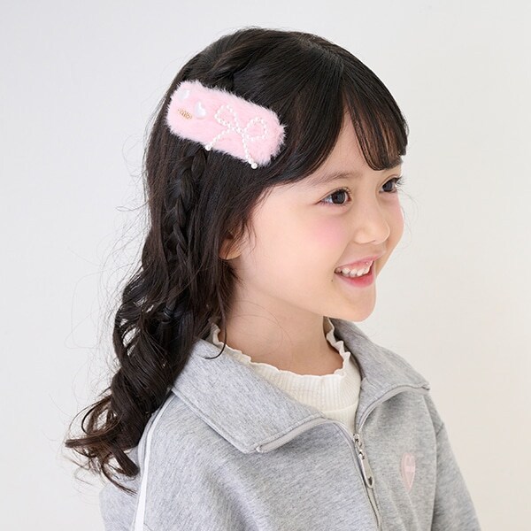 フェイクファー　パッチンピン