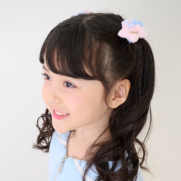 ぷっくりスター　ヘアポニー2個セット