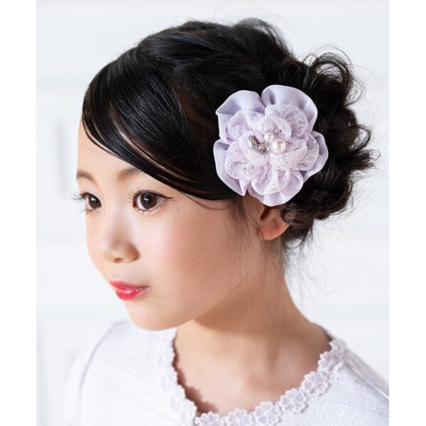 クリップつき　コサージュ