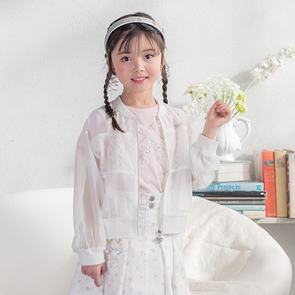 レース切替　シアーブルゾン