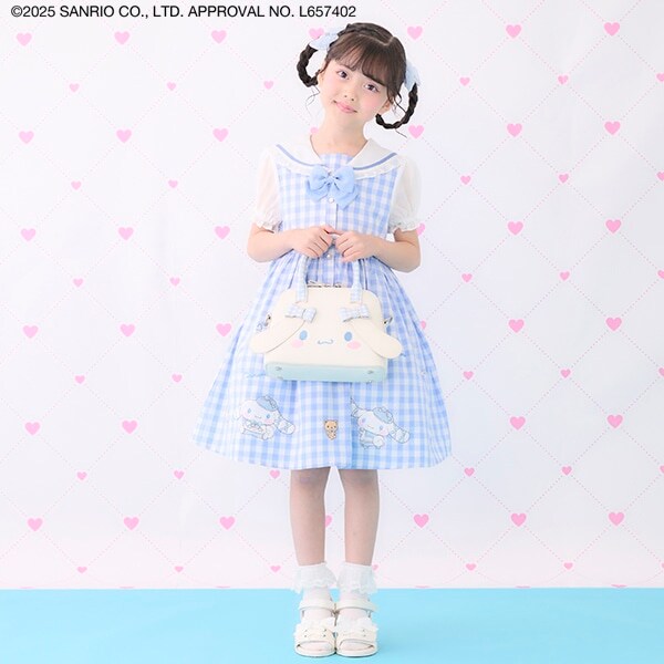 【マイメロディ・シナモロール】セーラーワンピース