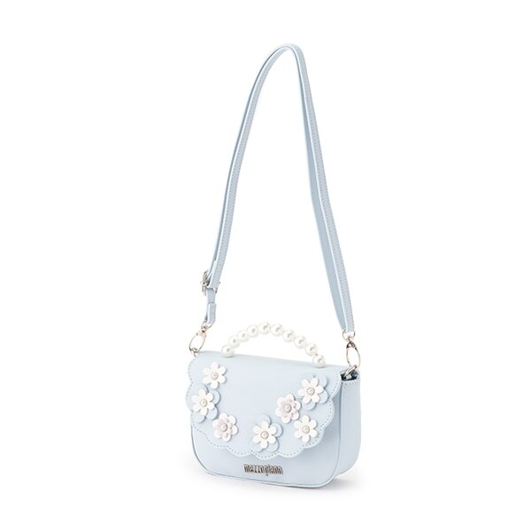 お花　パールハンドバッグ