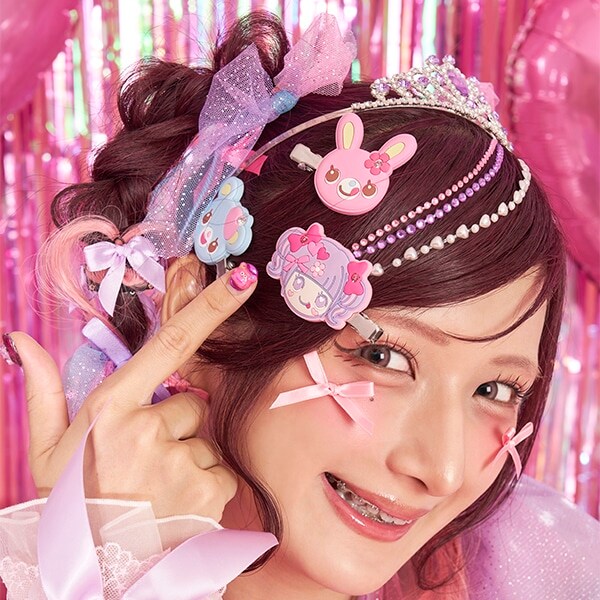 【しなこちゃん】前髪クリップ2個セット