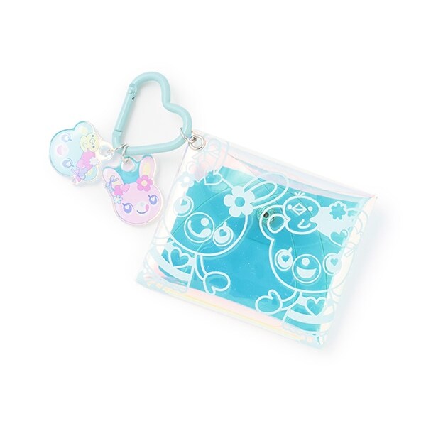 ミミポポ　カラビナ付オーロラポーチ