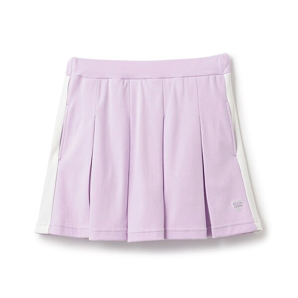 接触冷感　サイド切替ボックスプリーツスカパン