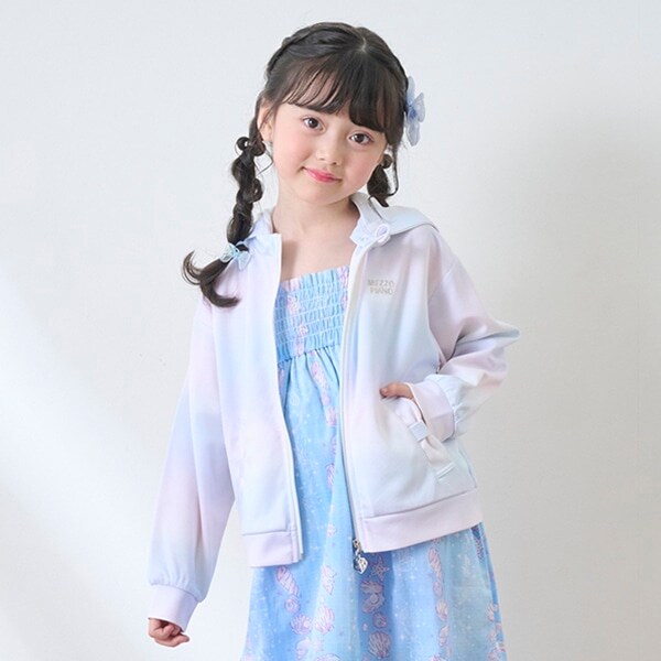 UVカット　ZIPパーカ