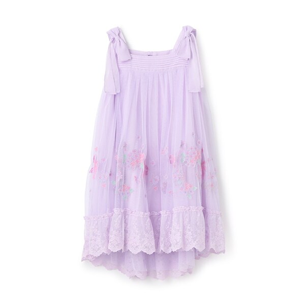 紫陽花刺しゅう　ドレス