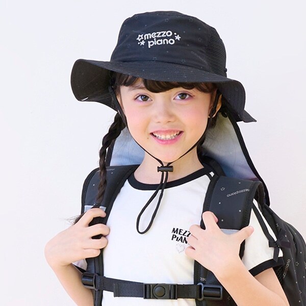 星ロゴ・グラデーション柄　サファリハット