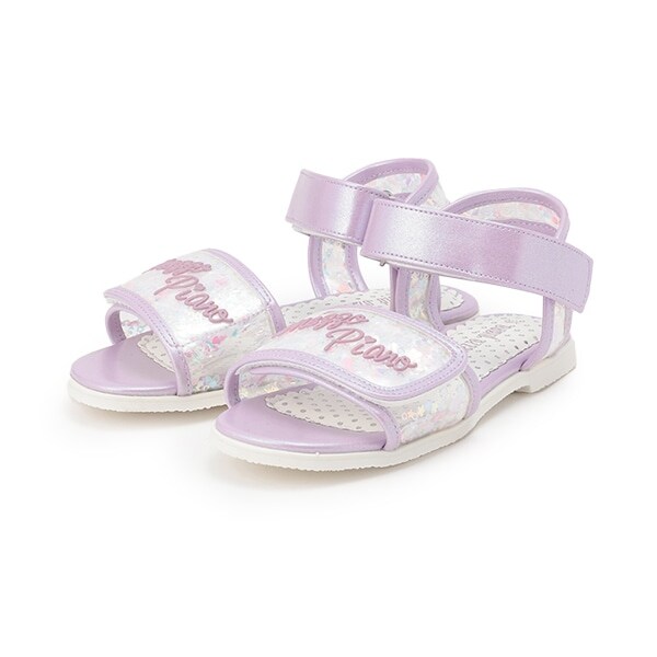 クリアラメ　サンダル