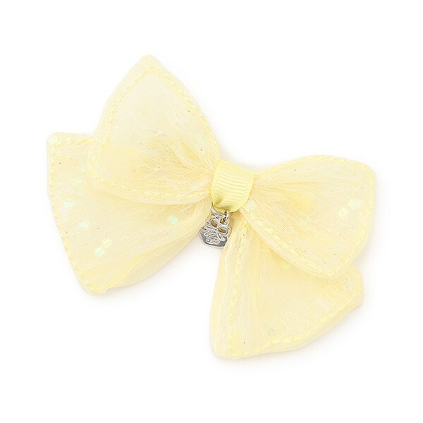 キラキラリボン　ヘアクリップ