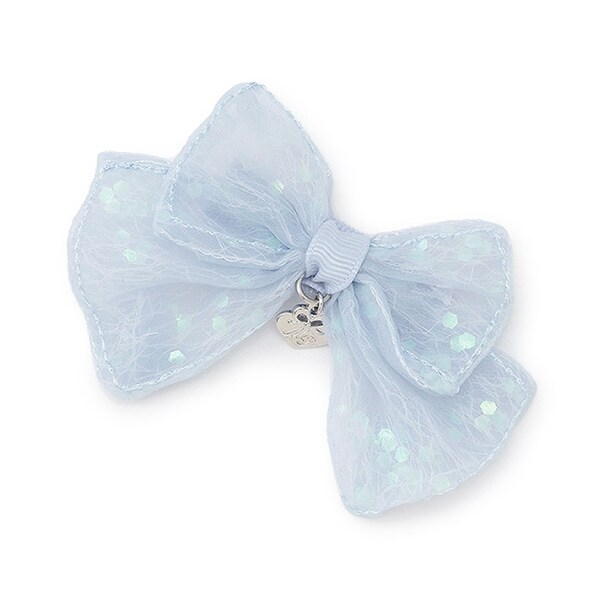 キラキラリボン　ヘアクリップ