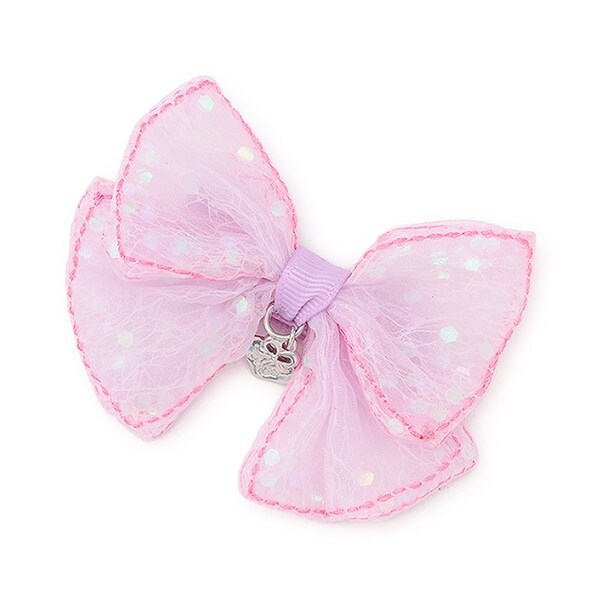 キラキラリボン　ヘアクリップ