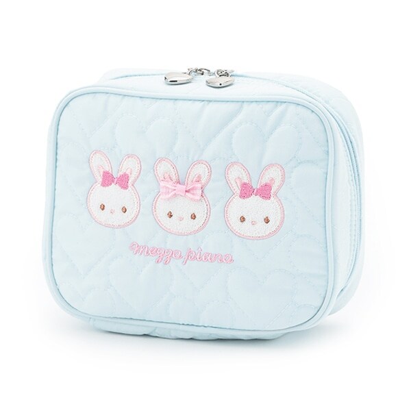 ウサギアップリケ　スクウェアポーチ