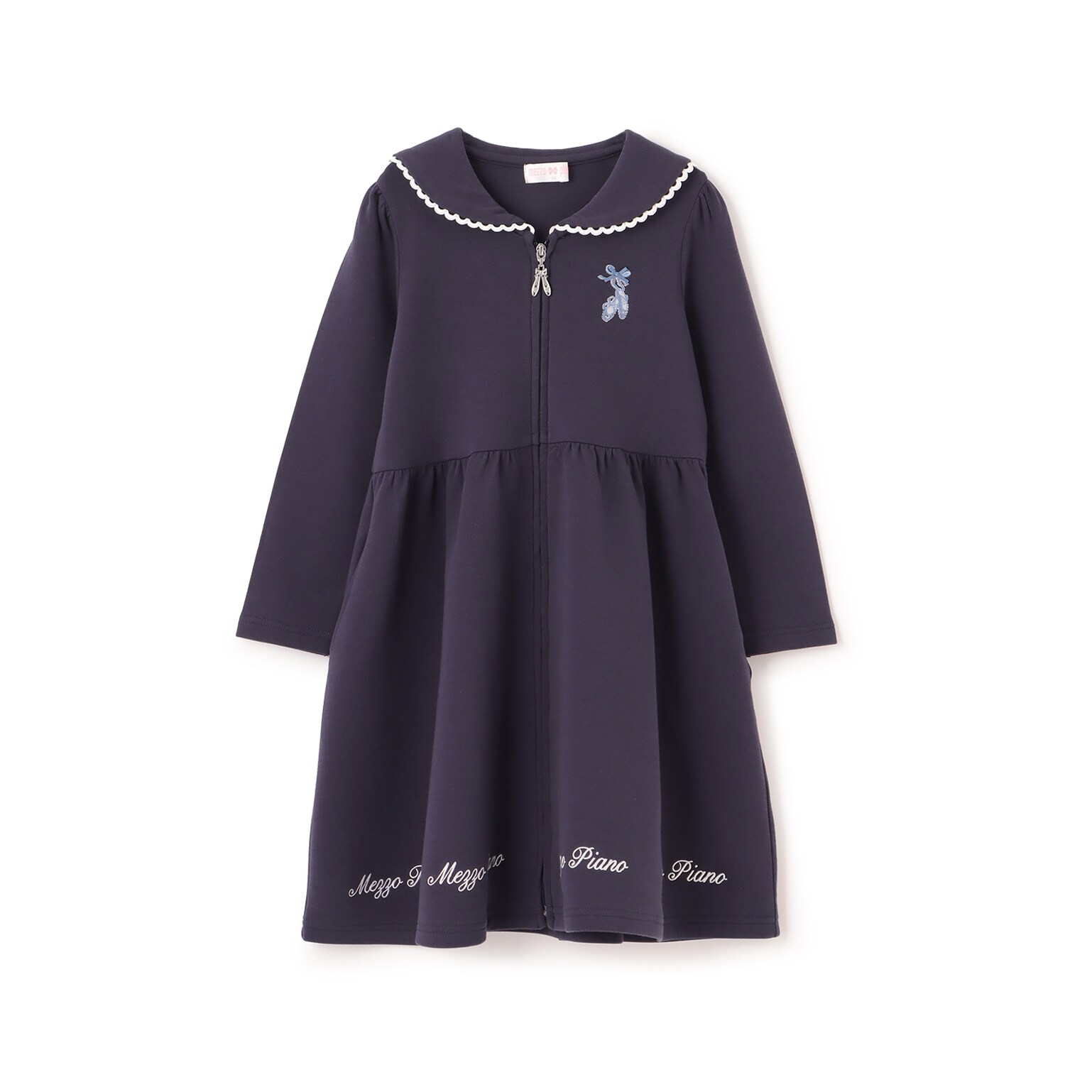 【バレエ】セーラー前開きカットワンピース