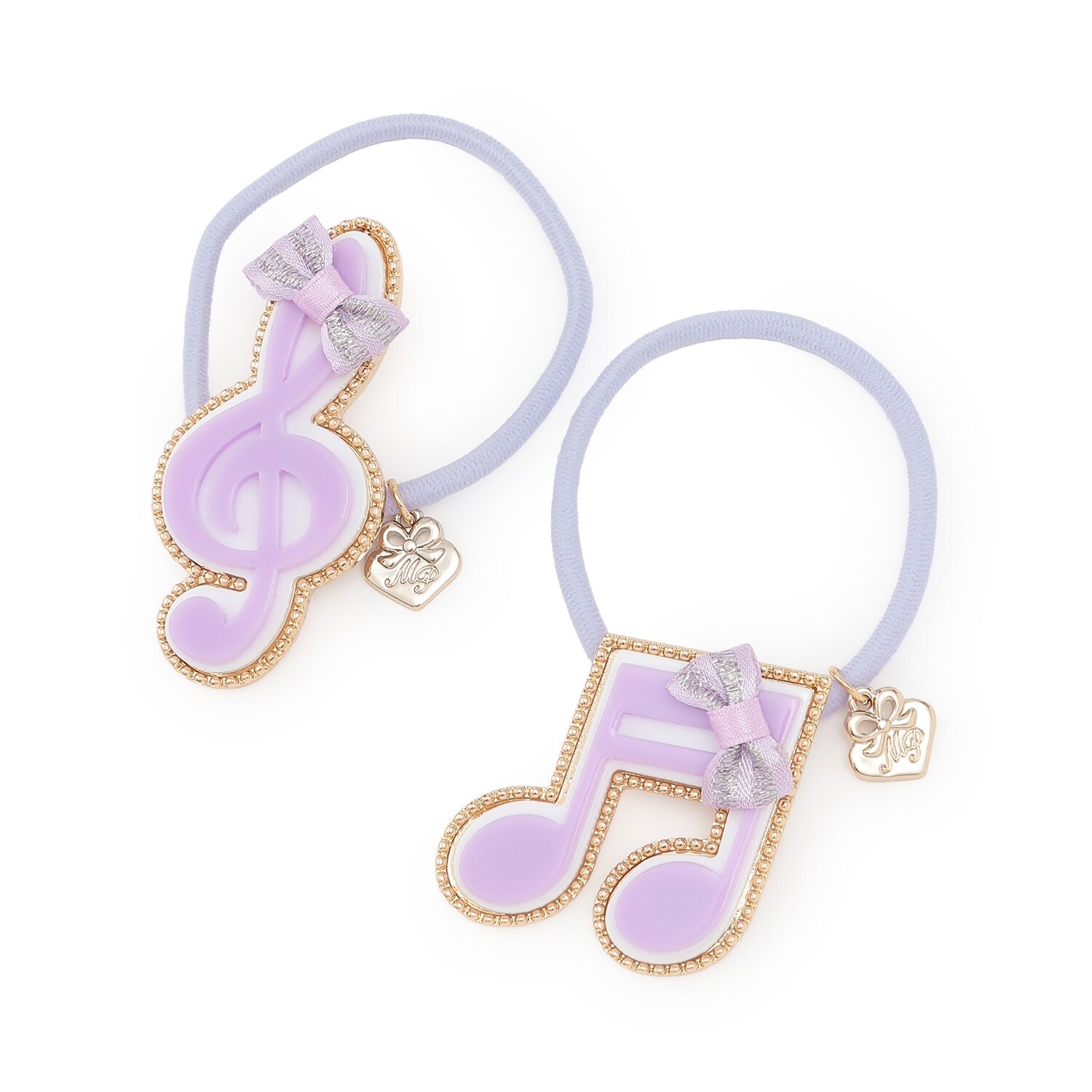 音符ヘアポニー2個セット