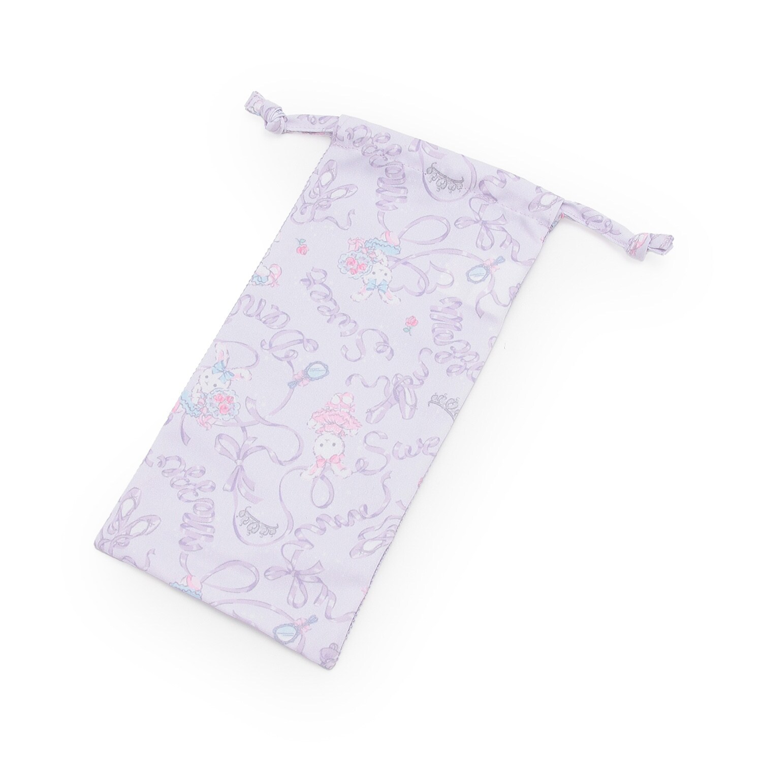 【バレエ】ウサギバレエ柄裏メッシュバレエシューズ用巾着