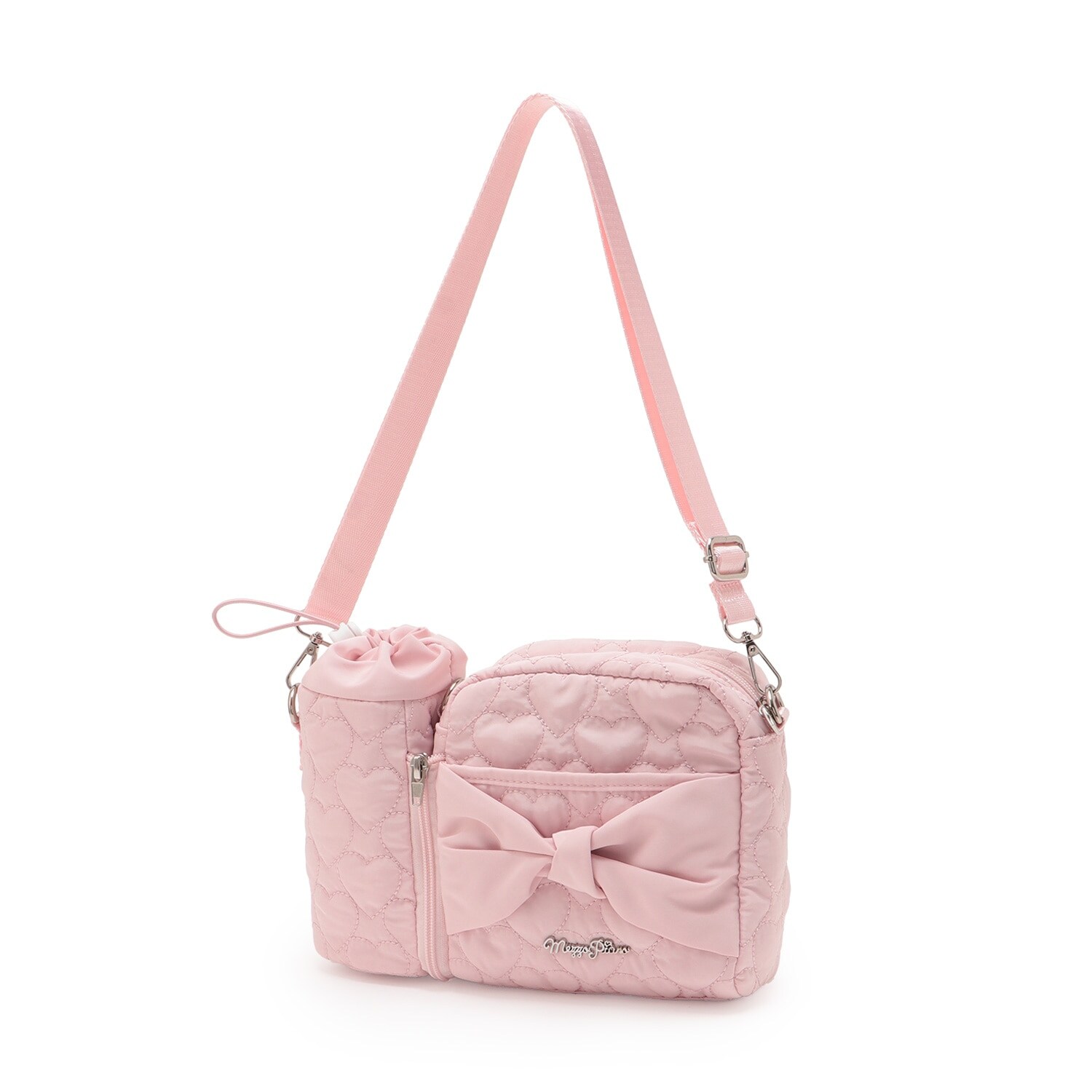 ペットボトルホルダーつき3wayショルダーバッグ