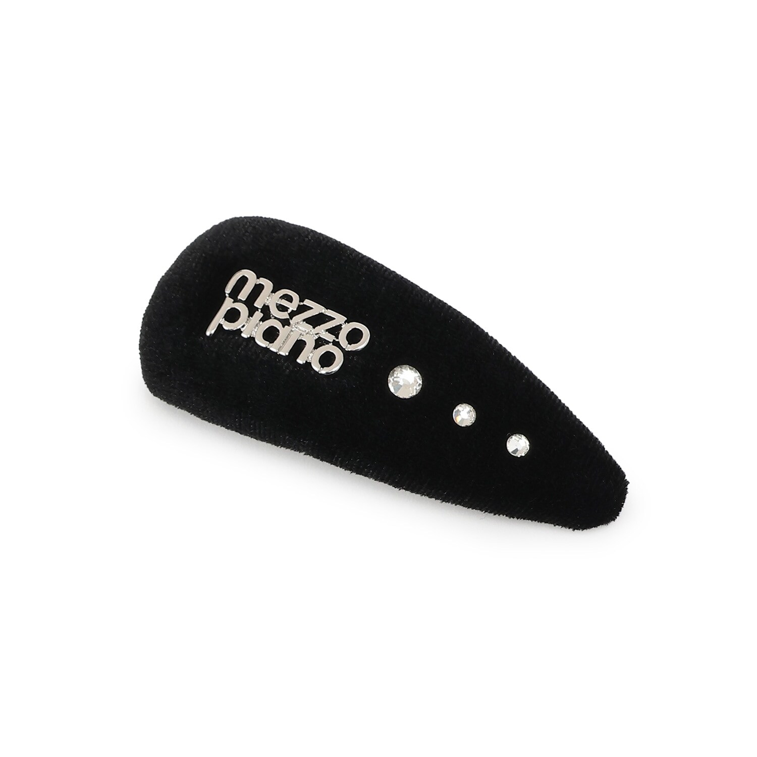 メゾピアノロゴつき　ヘアクリップ