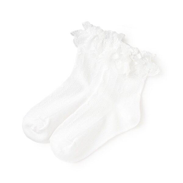 定番サテンリボンソックス