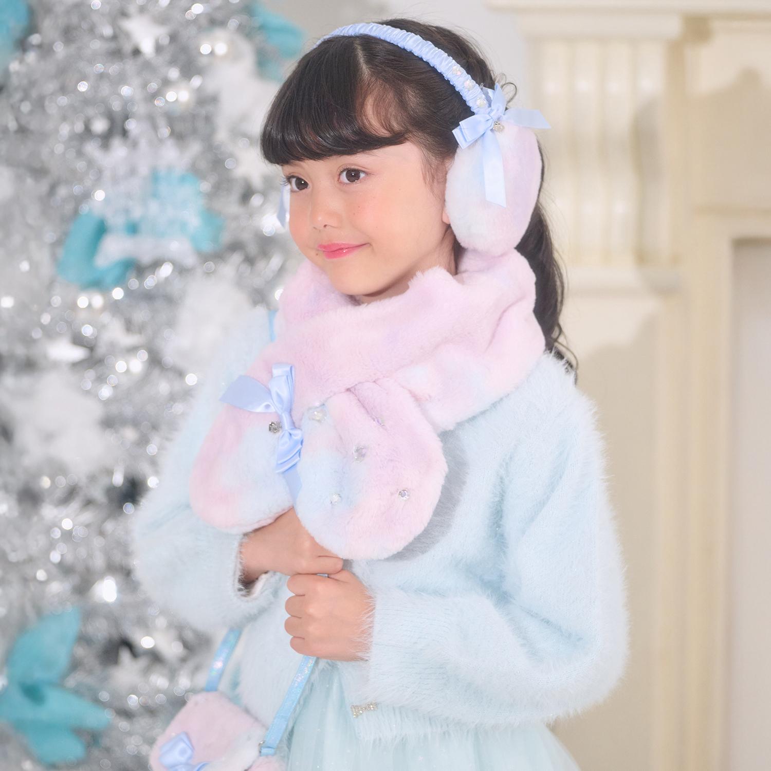 キラキラシャギー　ニットカーディガン