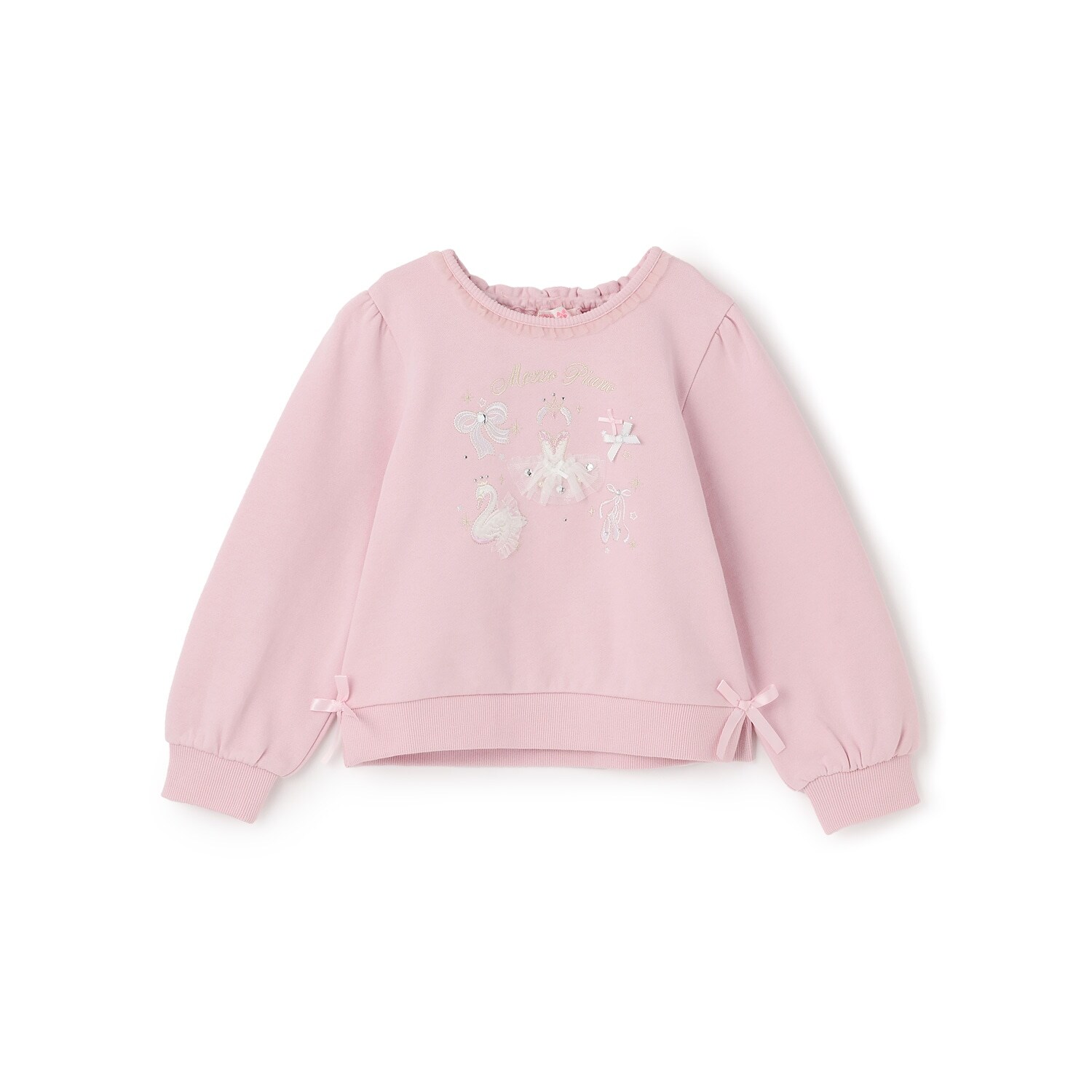 バレエ刺しゅう　トレーナー