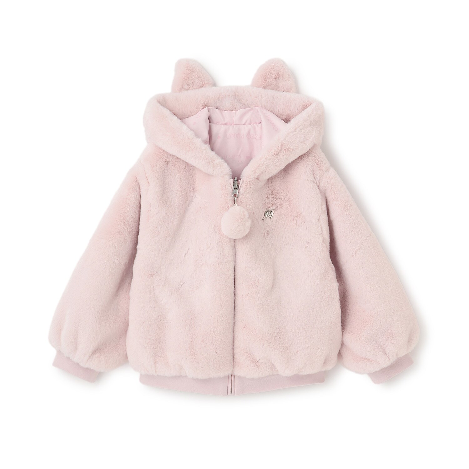 リバーシブル　フェイクファーブルゾン