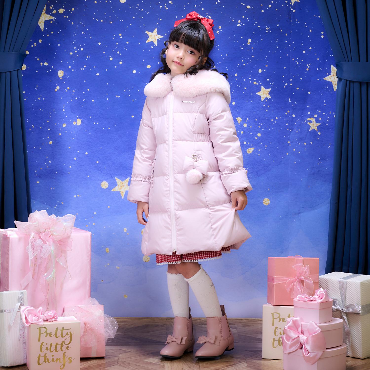 チャームつき　ロングダウン