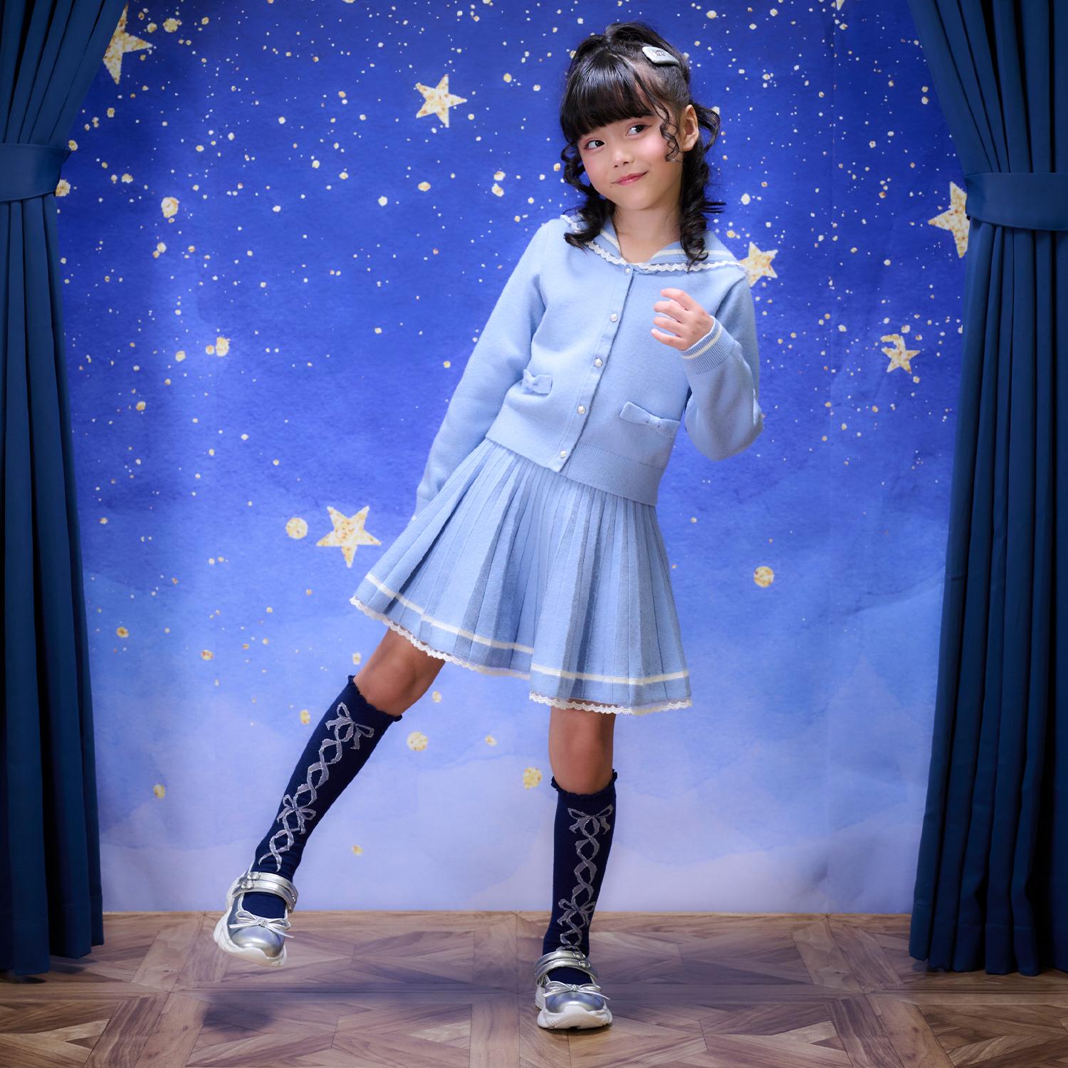 セーラーニット　セットアップ